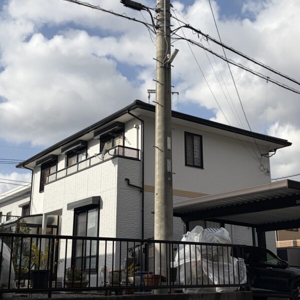 日置市 伊集院町　T様邸　外壁塗装工事　大和ハウス工業（ハウスメーカー）
